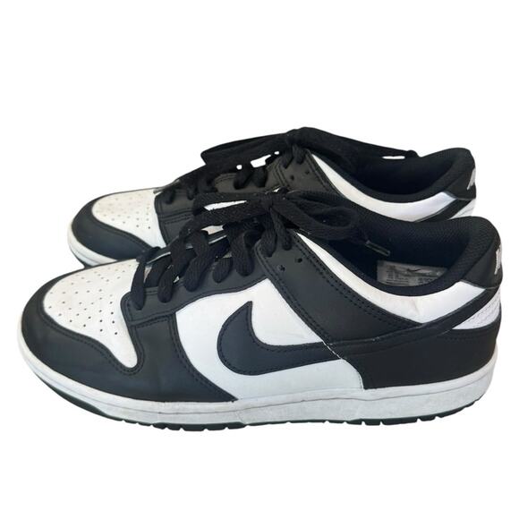 Nike Dunk Low Retro White Black Panda Casual Athletic Shoes Skate Size 7 - Picture 2 of 7